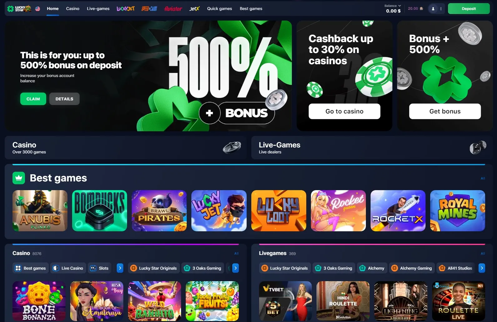 Lucky Star Online Legal Casino in India